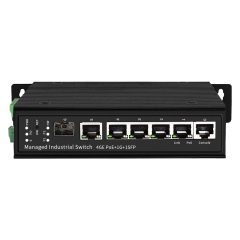Industrial POE Managed Switch 4GE POE+1G+1SFP Gigabit Industrial Management POE Ethernet Switches Original Factory China Manufacturer Wholesaler Price