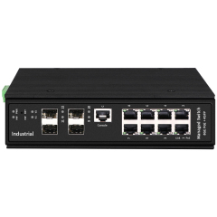 Industrial POE Managed Switch 8GE POE+4SFP Gigabit Industrial Management POE Ethernet Switches Original Factory China Manufacturer Wholesaler Price