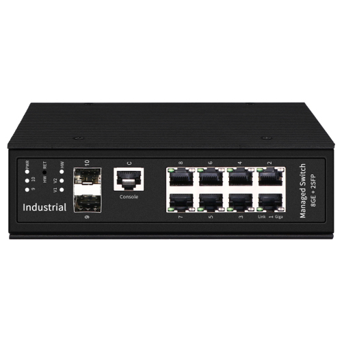 Industrial Managed Switch 8GE+2SFP Gigabit Industrial Management Ethernet Switches Original Factory China Manufacturer Wholesaler Price