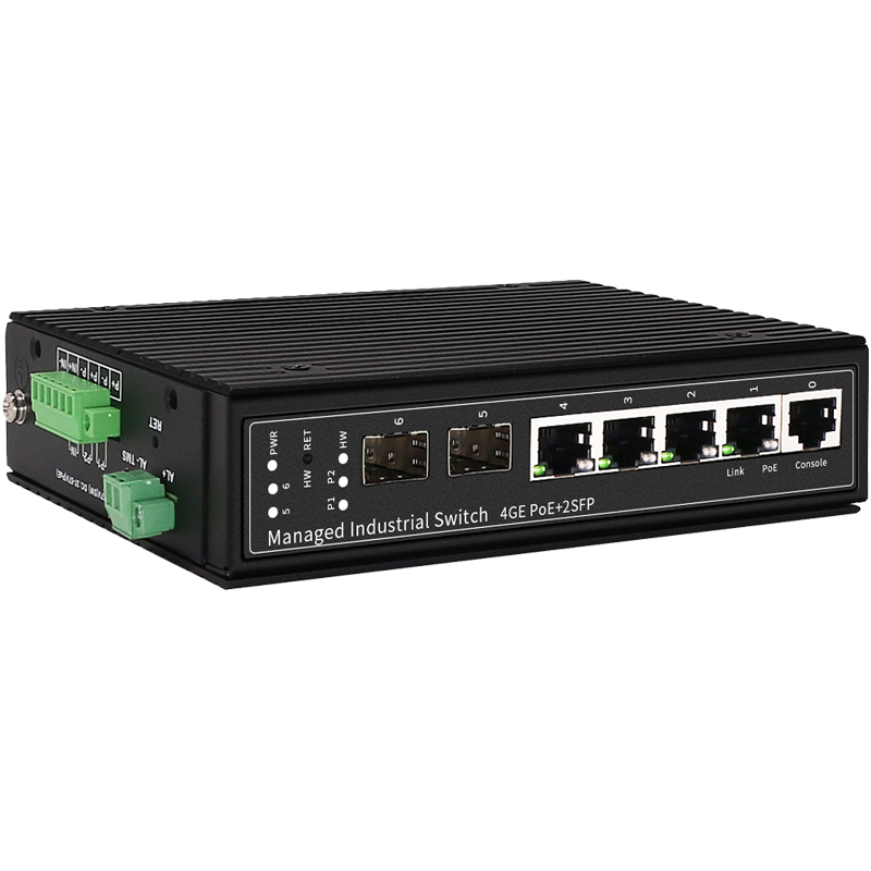 Industrial POE Managed Switch 4GE POE+2SFP Gigabit Industrial Management POE Ethernet Switches Original Factory China Manufacturer Wholesaler Price