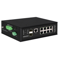 Industrial POE Managed Switch 8GE POE+2SFP Gigabit Industrial Management POE Ethernet Switches Original Factory China Manufacturer Wholesaler Price