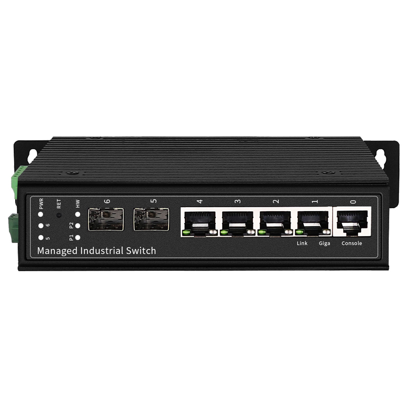 Industrial Managed Switch 4GE+2SFP Gigabit Industrial Management Ethernet Switches Original Factory China Manufacturer Wholesaler Price
