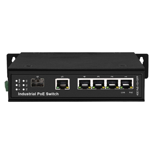 Industrial POE Switch 4GE POE+1G+1SFP Gigabit Switches Original Factory China Manufacturer Wholesaler Price