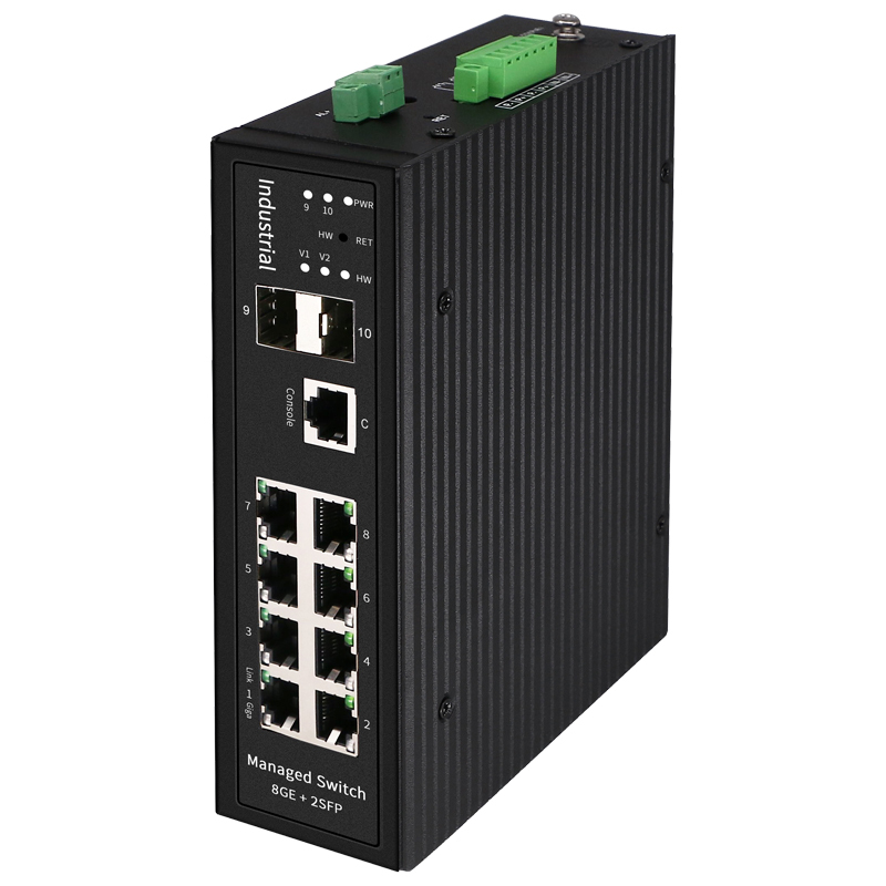 Industrial Managed Switch 8GE+2SFP Gigabit Industrial Management Ethernet Switches Original Factory China Manufacturer Wholesaler Price