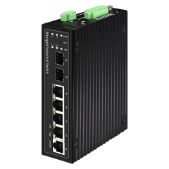 Industrial Managed Switch 4GE+2SFP Gigabit Industrial Management Ethernet Switches Original Factory China Manufacturer Wholesaler Price