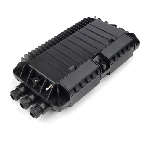 Fiber Optic Distribution Box Polymer Plastic 3 Inlet Port / 3 Out Port Max Capacity 144Core Fiber Splice Box