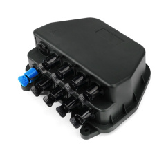 Fiber Optic Distribution Box ABS Material 2+8 OptiTap Adapter Compatible with PLC Splitter Fiber Splice Box