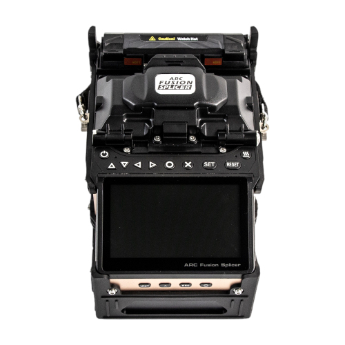 2023 New Design A9 Fusion Splicer Aircraft Aluminum Alloy 6 Motor Core to Core Splicing Machines Built-in VFL Laser OPM Test Tool