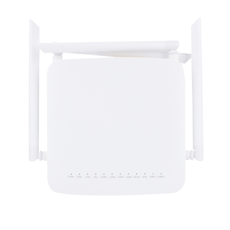 XPON ONU AC EchoLife 1G3FE+POTS+USB+2.4G&5G WIFI 5dBi Wireless Antenna AC1200 Optical Network Terminal
