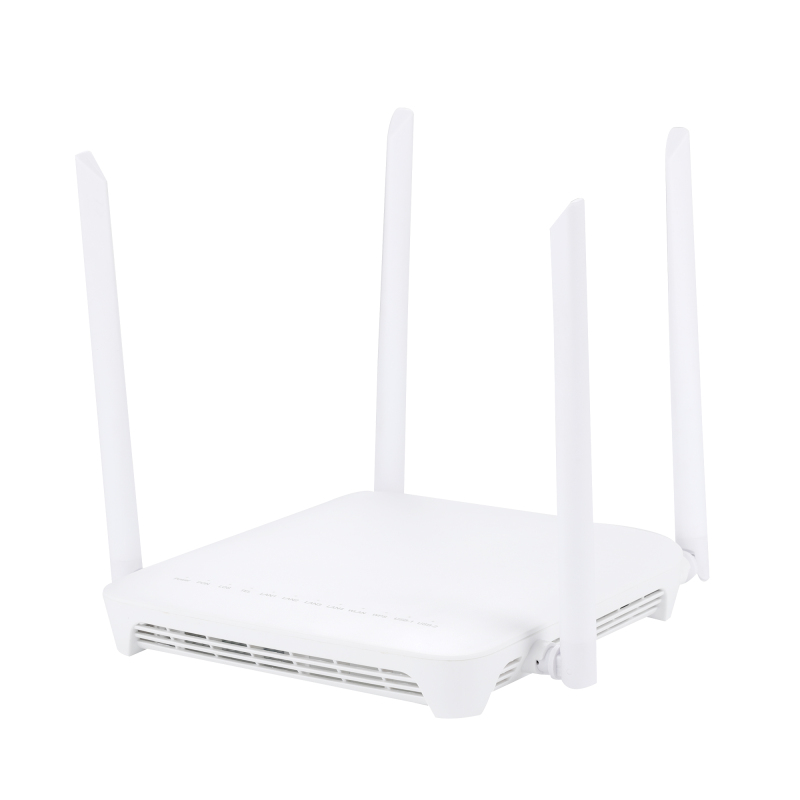 XPON ONU AC EchoLife 1G3FE+POTS+USB+2.4G&5G WIFI 5dBi Wireless Antenna AC1200 Optical Network Terminal