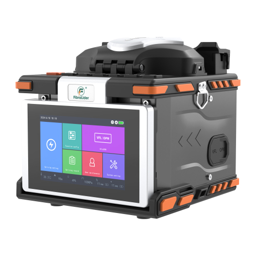 H9 Fiber Fusion Splicer FibraLider Brand 2024 New Design 4.3-inch LCD Display Built-in Visual Fault Locator And Optical Power Meter