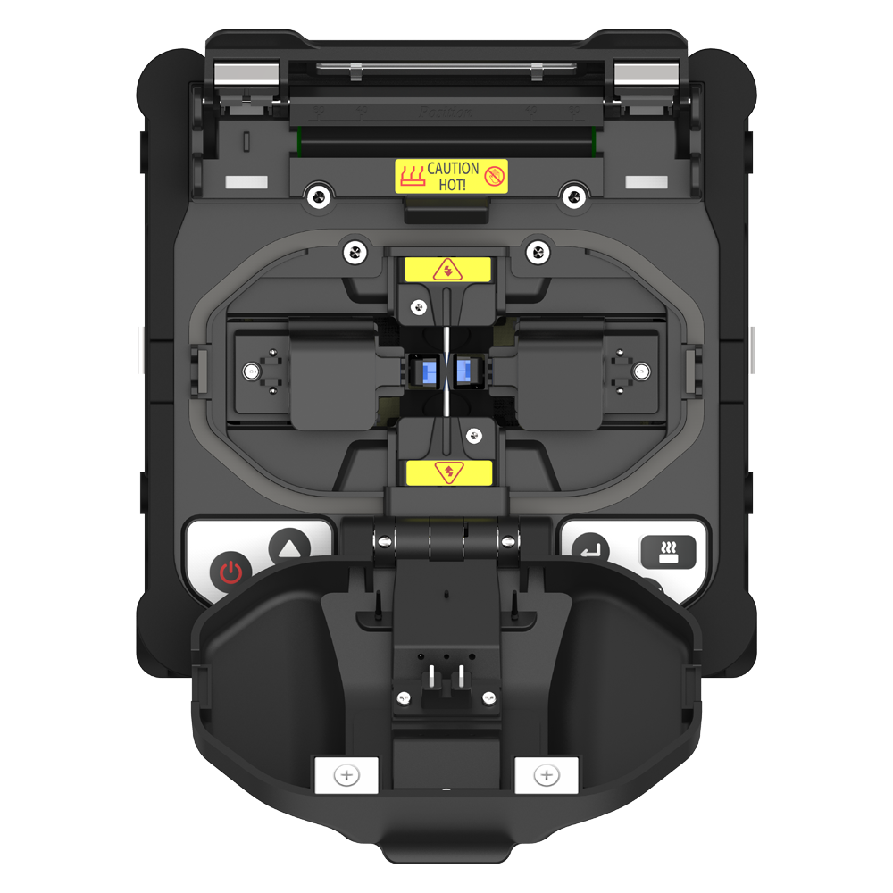 6 Motors Fiber Optic Fusion Splicer High Performance For Fttx Network Medium And Long Distance Fiber Optic Cable Splicing