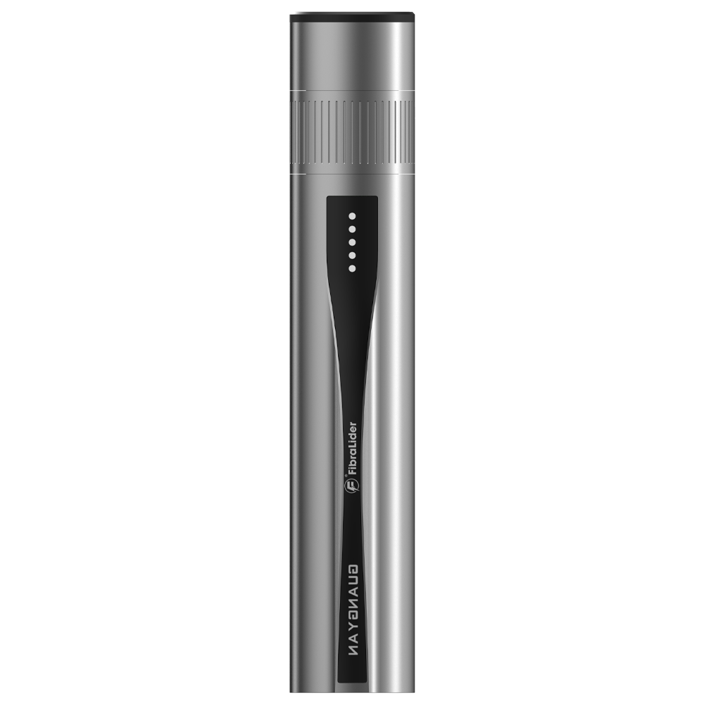 FibraLider B5 Visual Fault Locator | Mini Metal VFL Fiber Optic Tester | 1800mAh Rechargeable Battery | USB-C Fast Charging | 5–50km Range