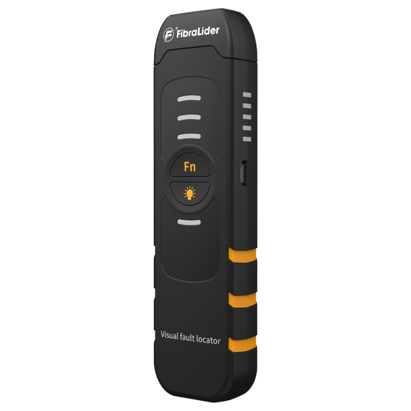 FibraLider B3S Visual Fault Locator | Mini VFL Fiber Optic Tester | ABS Body | AA or Rechargeable Battery | 5–30km Range