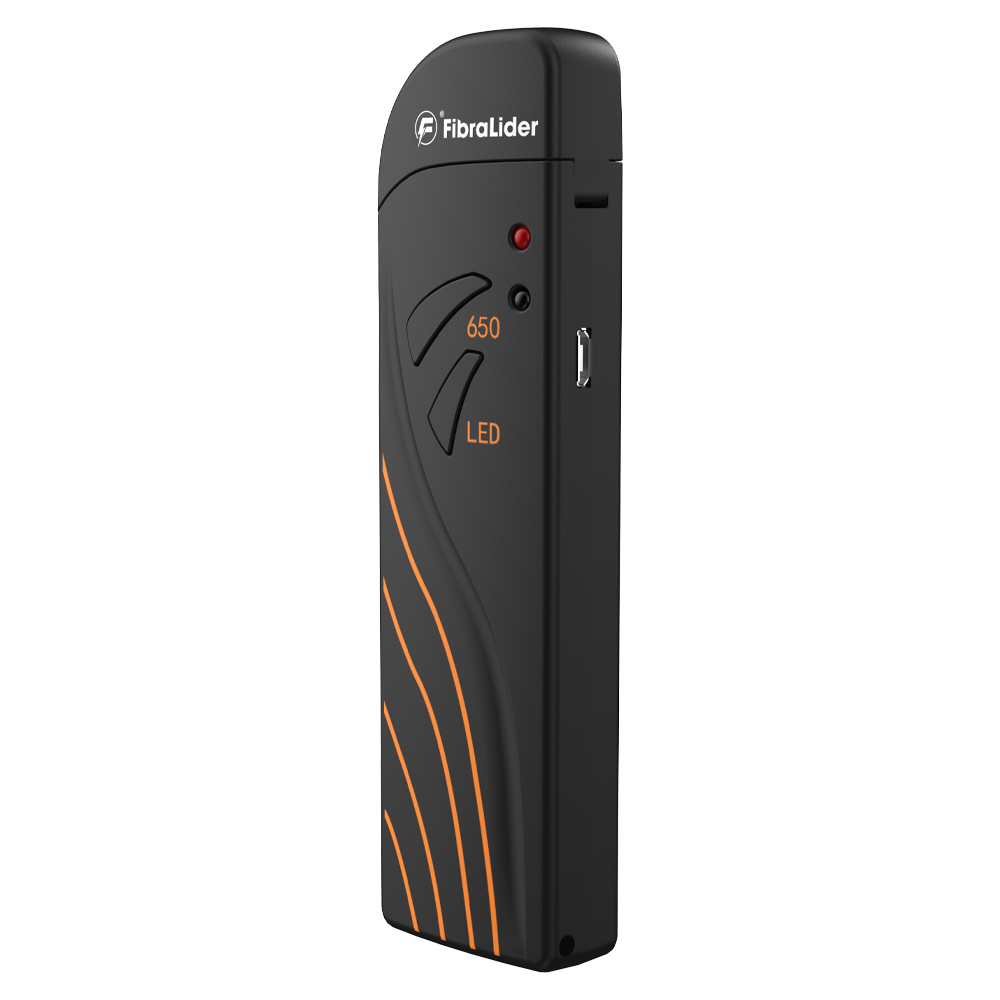 FibraLider B3 Visual Fault Locator | Mini VFL Fiber Optic Tester | AA or Rechargeable Battery | 5–50km Detection Range