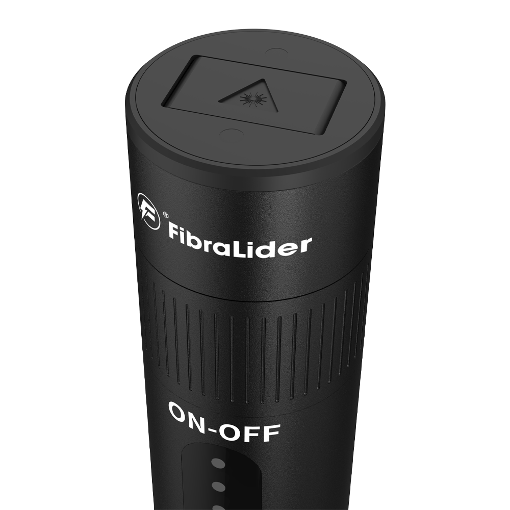 FibraLider B5S Visual Fault Locator | Mini Metal VFL Fiber Optic Tester | 1800mAh Rechargeable Battery | USB-C Fast Charging | 5–30km Range