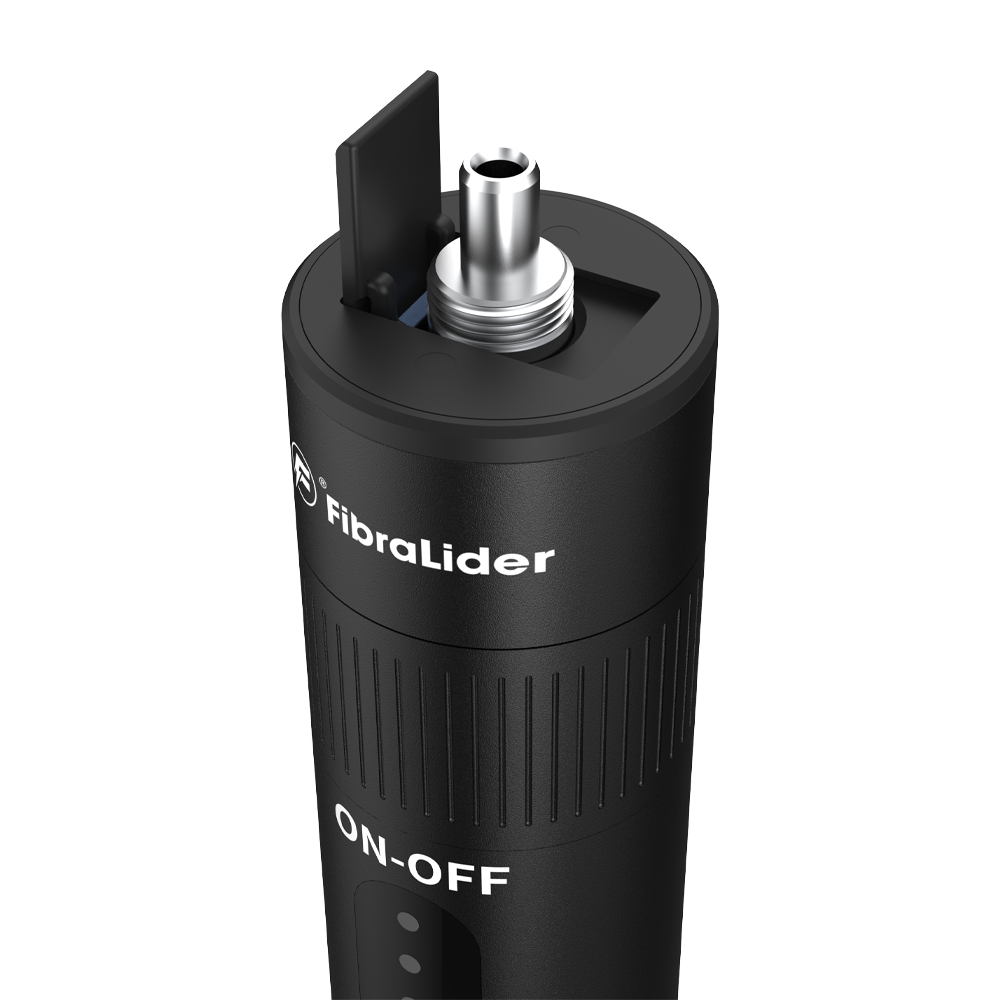 FibraLider B5S Visual Fault Locator | Mini Metal VFL Fiber Optic Tester | 1800mAh Rechargeable Battery | USB-C Fast Charging | 5–30km Range