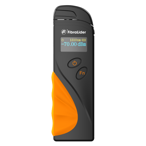 FibraLider FL-G2 Power Meter | Mini Optical Power Tester | ABS Body | Dual Power Supply (AA / Rechargeable Battery) | Dual Dynamic Ranges (-70~+10dBm / -50~+26dBm)