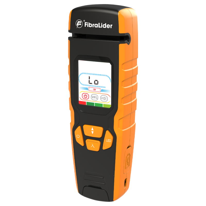 FibraLider FL-S2 Fiber Optic Identifier | Live Fiber Detection | ABS Body | 800mAh Rechargeable Battery | USB-C Charging