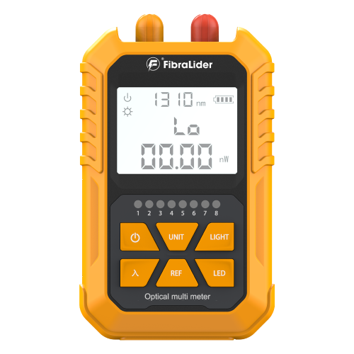 FibraLider FL-Y3 Power Meter | Optical Power &amp; Visual Fault Locator Combo | 30km Testing Distance | Dual Power Supply (AA / Rechargeable Battery)