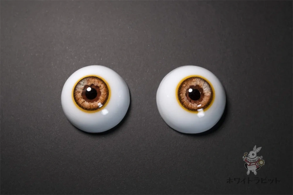 AグレードUAA9ブラウン3　♥サイズ選択可能（カスタマイズドールアイ）