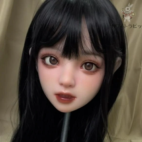 即納品 ホワイトラビットTE3　職人メイク 口可動 軟質シリコンヘッド ウィッグタイプ 単品　138CM～148CM