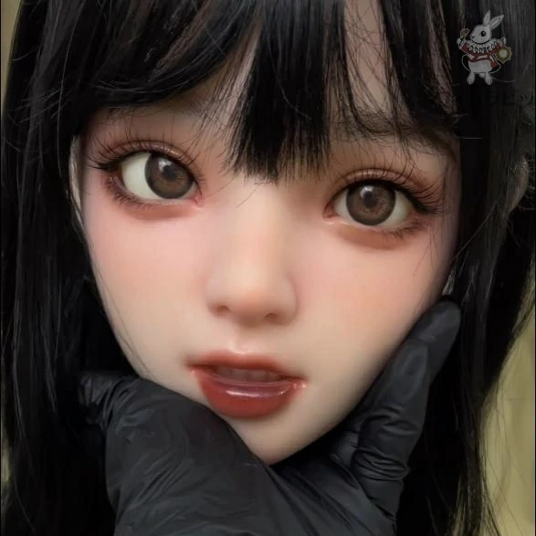 即納品 ホワイトラビットTE3　職人メイク 口可動 軟質シリコンヘッド ウィッグタイプ 単品　138CM～148CM