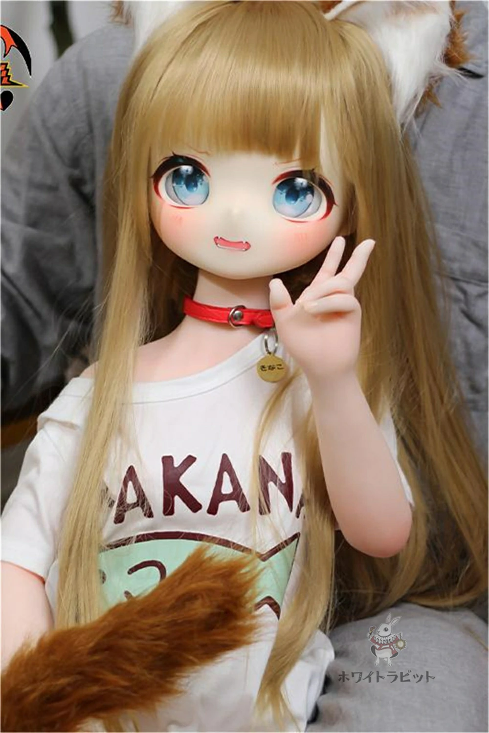 MOZU DOLL115cm Aカップ 黄豆狐ヘッド アニメドール ソフトビニール製