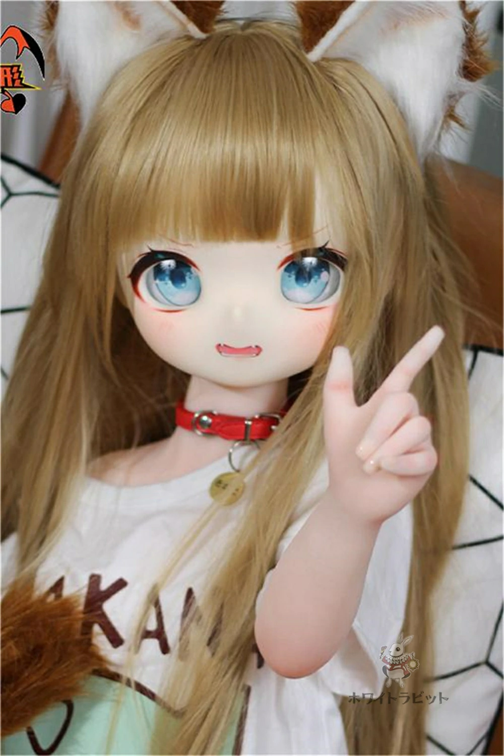 MOZU DOLL115cm Aカップ 黄豆狐ヘッド アニメドール ソフトビニール製