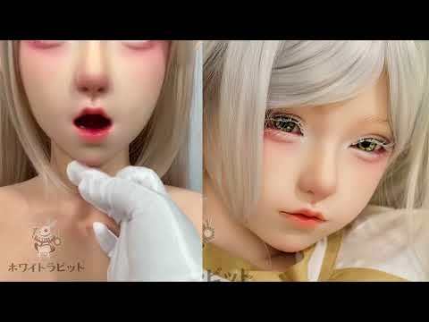SHEシリーズ02 軟質シリコンヘッド 口可動 喉深さ約12CM 植毛可能 138CM～148CMお勧め ホワイトラビット職人監