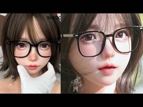 SHEシリーズ09 軟質シリコンヘッド 口可動 喉深さ約12CM 植毛可能 145CM～158CMお勧め