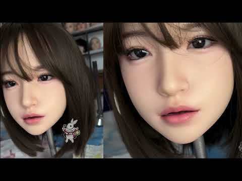 A76N 軟質シリコンヘッド 口可動 喉深さ約18CM 口可動 植毛可能 150CM~160CMお勧め