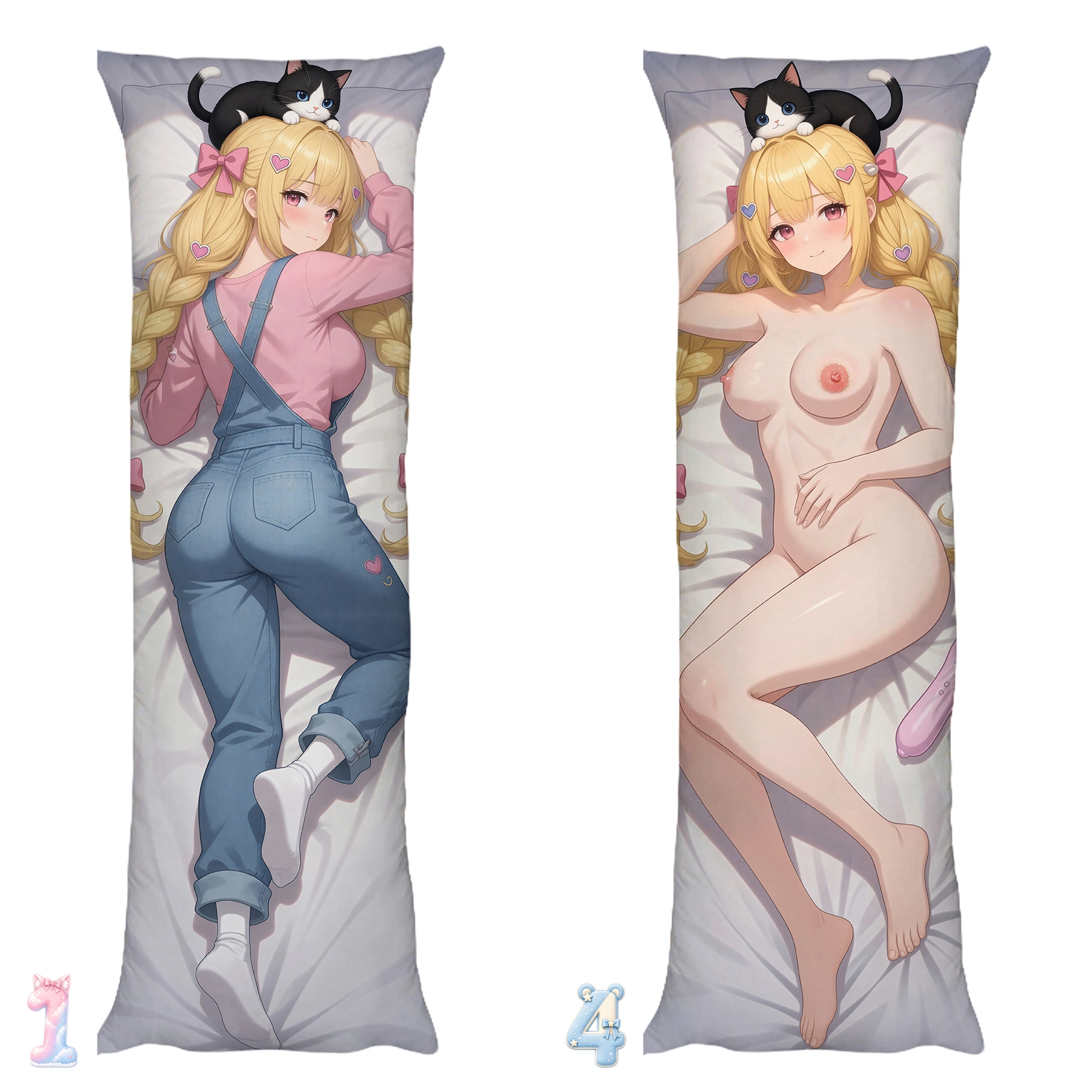 AI美女 キャラクター アニメ 等身大 抱き枕カバー 2WAYトリコット 160cm x50cm 2way 両面印刷