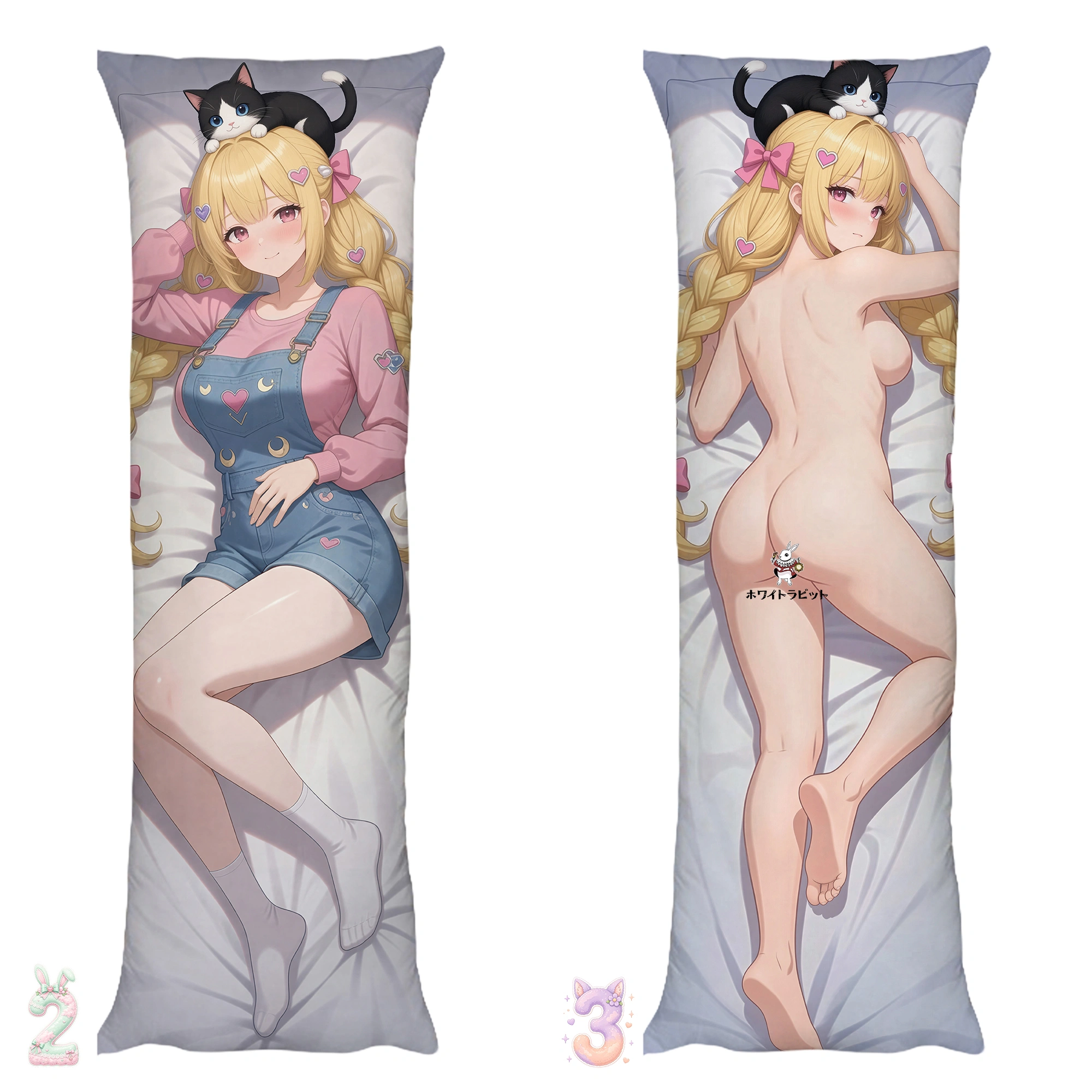AI美女 キャラクター アニメ 等身大 抱き枕カバー 2WAYトリコット 160cm x50cm 2way 両面印刷