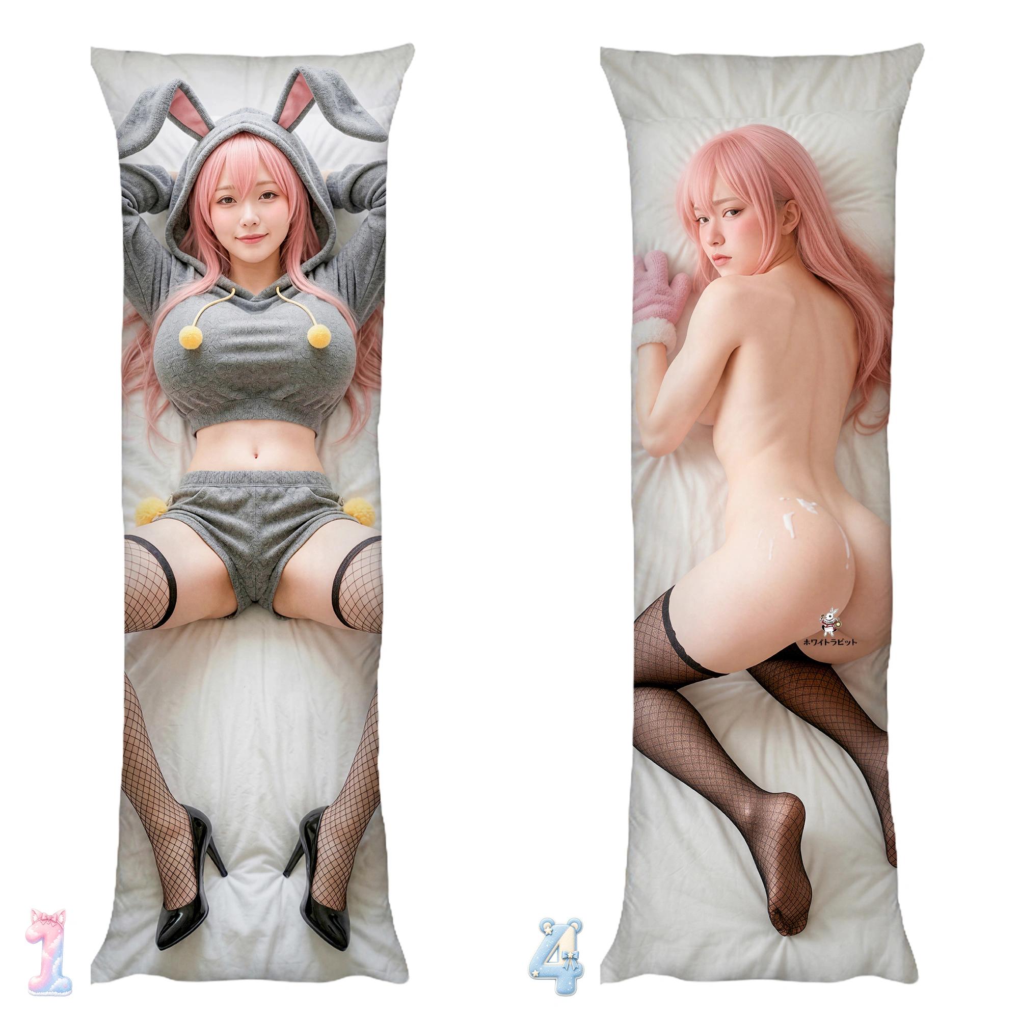 AI美女 キャラクター アニメ 等身大 抱き枕カバー 2WAYトリコット 160cm x50cm 2way 両面印刷