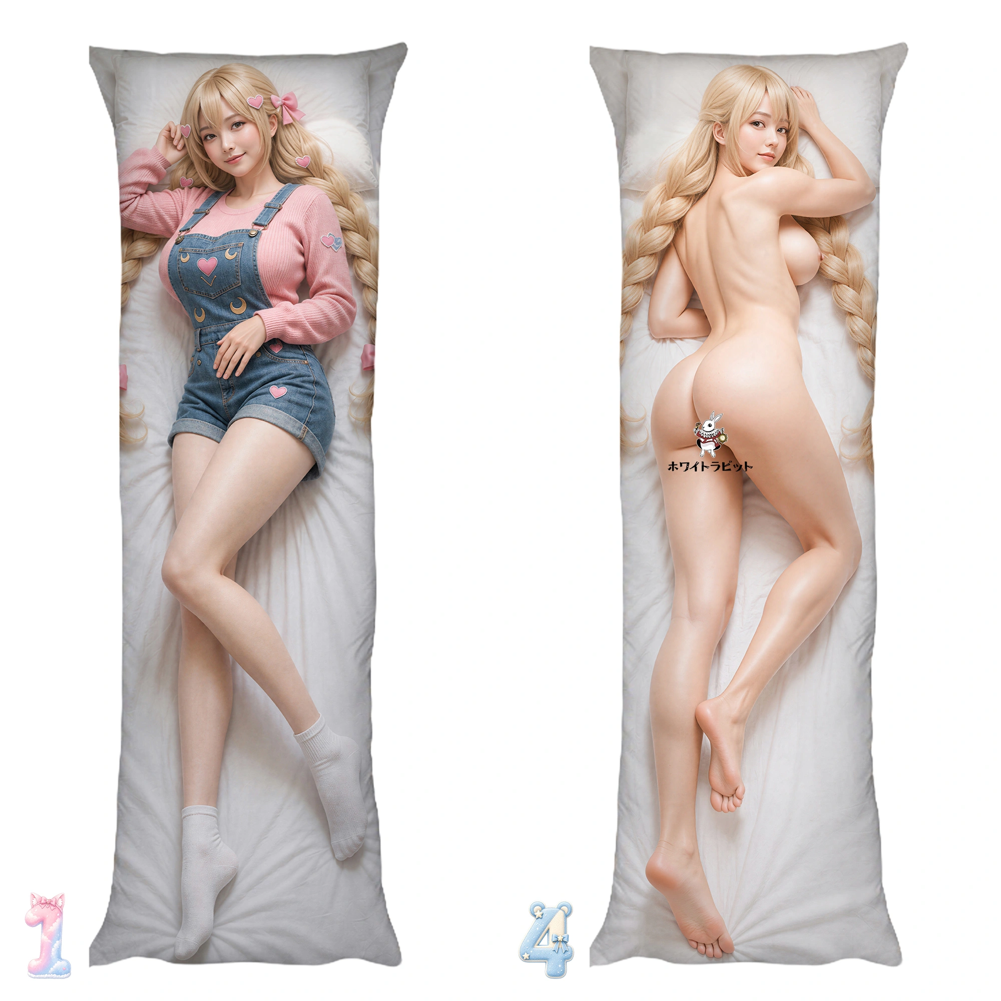 AI美女 キャラクター アニメ 等身大 抱き枕カバー 2WAYトリコット 160cm x50cm 2way 両面印刷