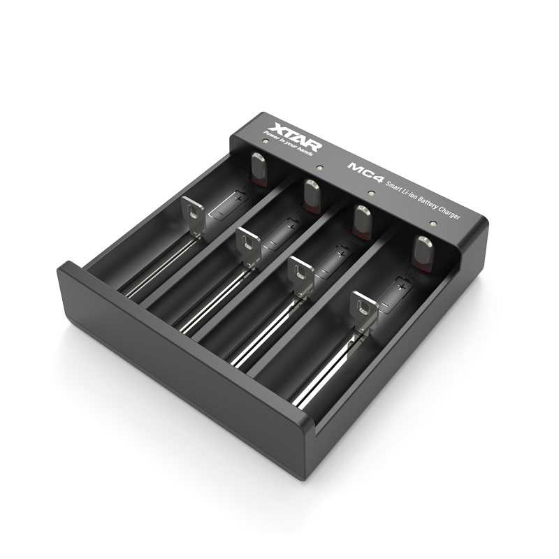 XTAR MC4 USB 4 Bay 18650 Li-ion Battery Charger