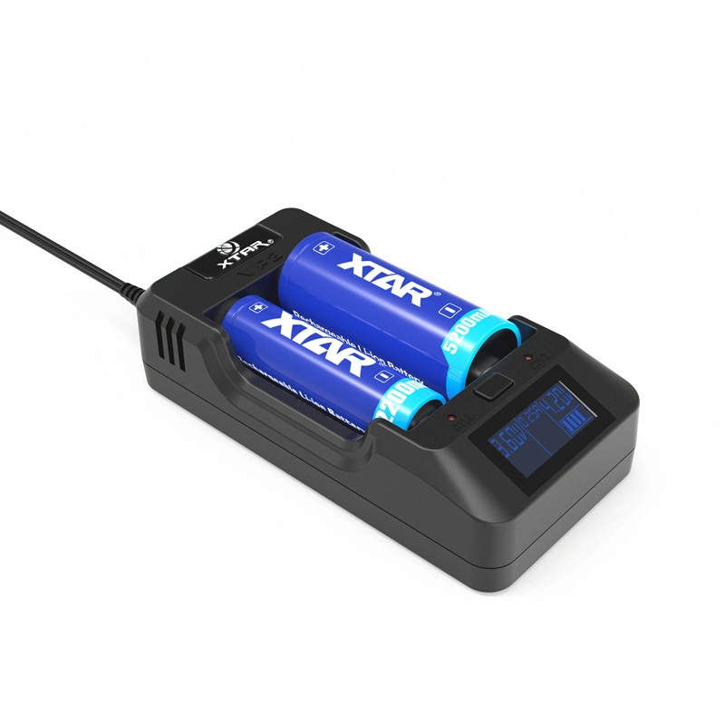 XTAR VP2 LiFePo4 Li-ion Battery Charger