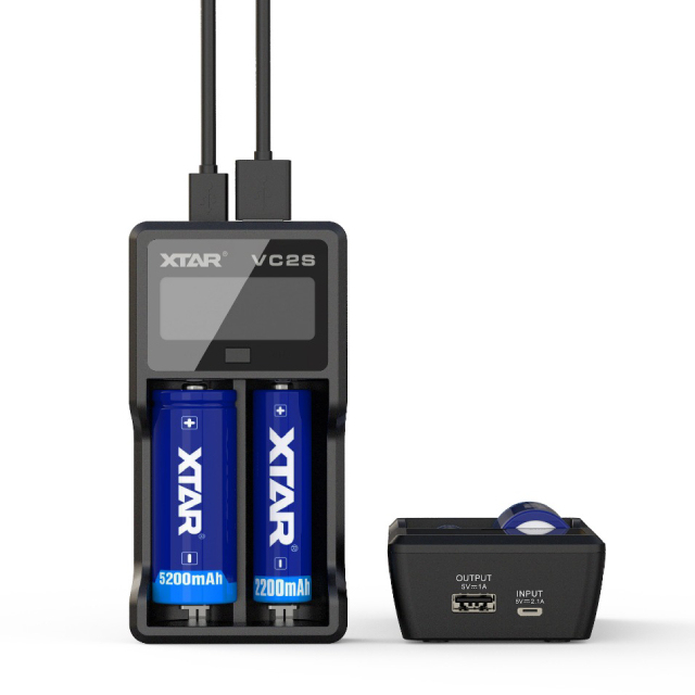 XTAR VC2S Li-ion/NiMH Battery Charger