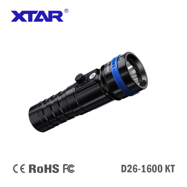 XTAR D26 1600lm Diving Flashlight