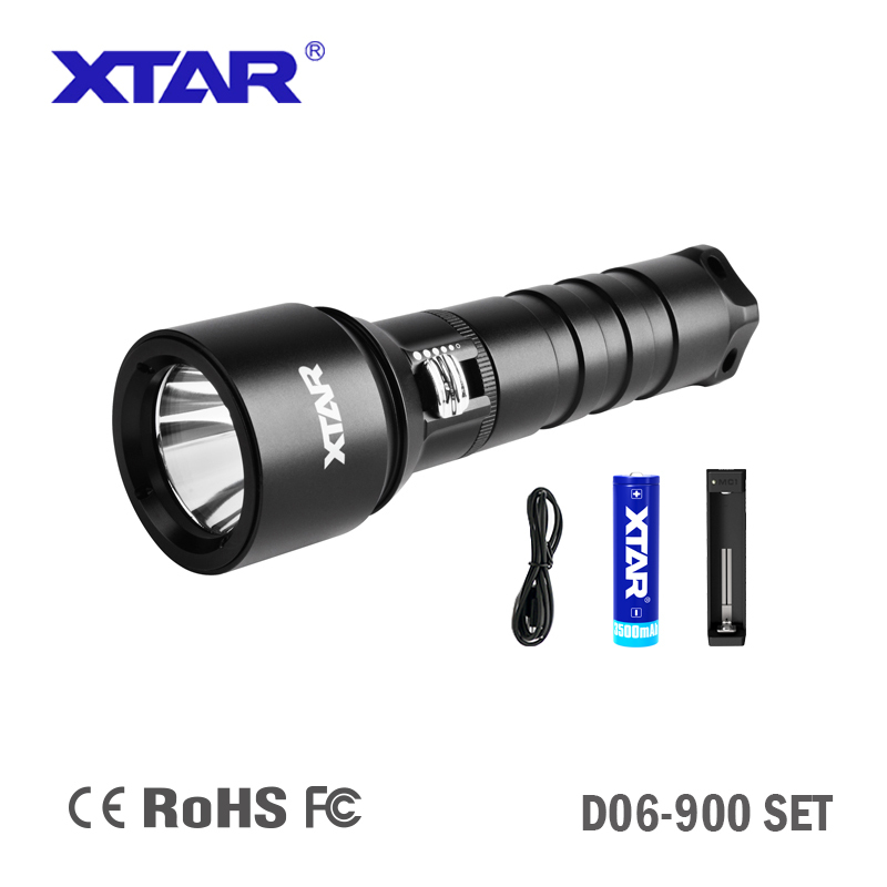 XTAR D06 900lm Diving Flashlight