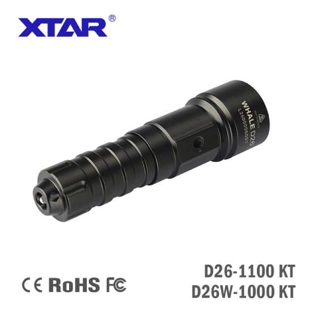 XTAR WHALE D26 1100lm Diving Flashlight (Switch Upgrade)
