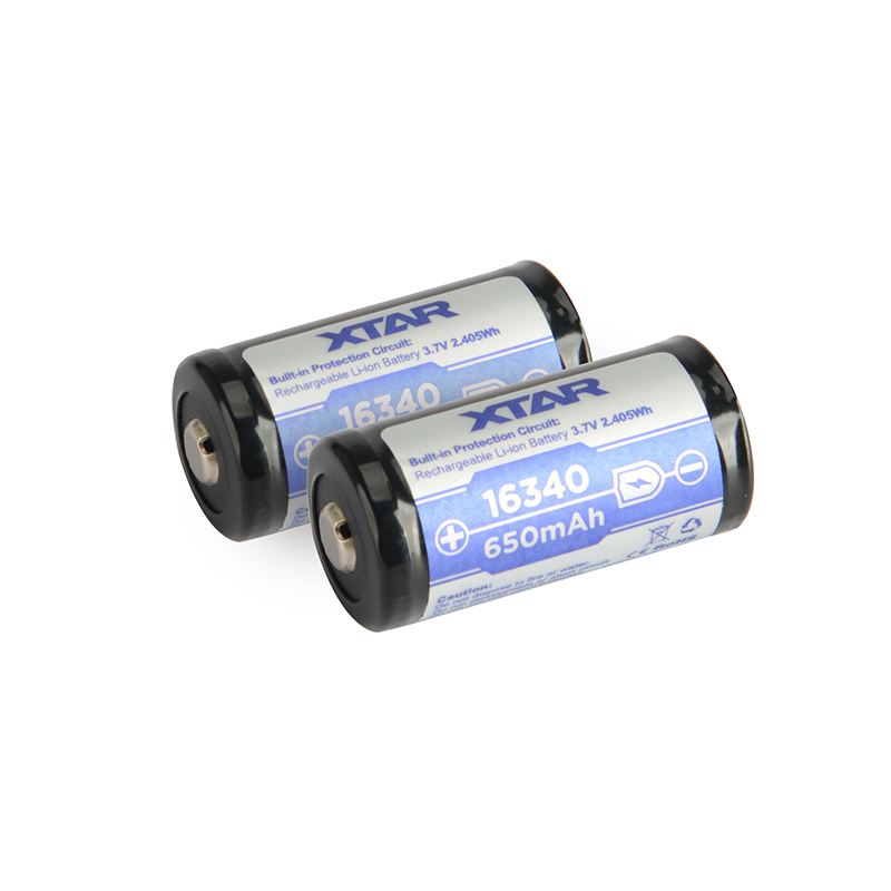 16340 650mAh Battery