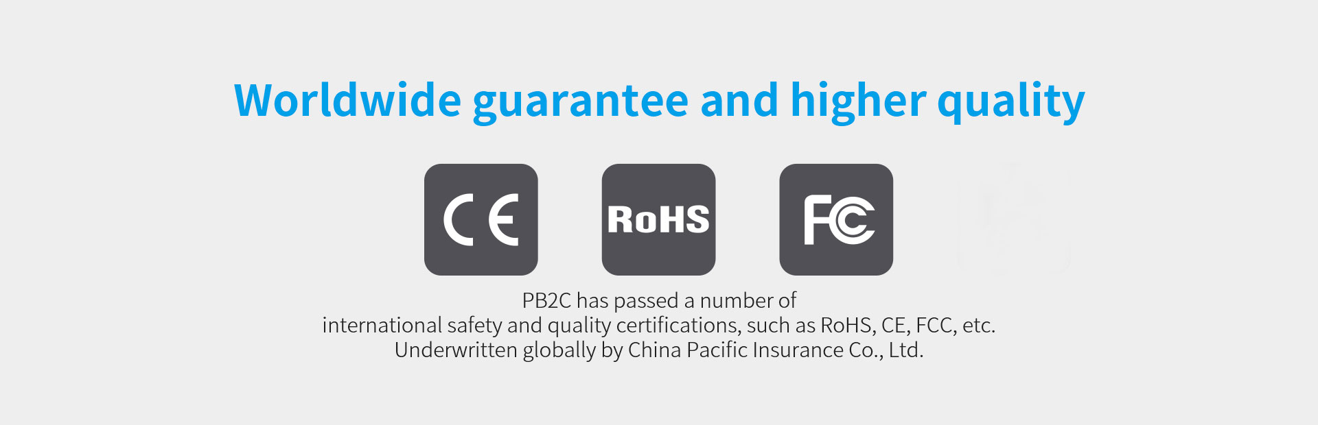 Worldwide guarantee, passed quality certifications.