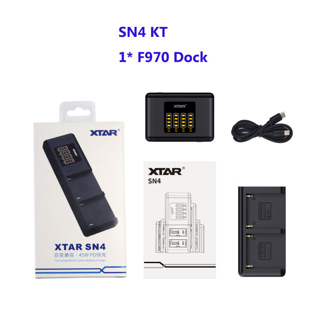 XTAR SN4: N-in-1 Multiple Camera Battery Charger