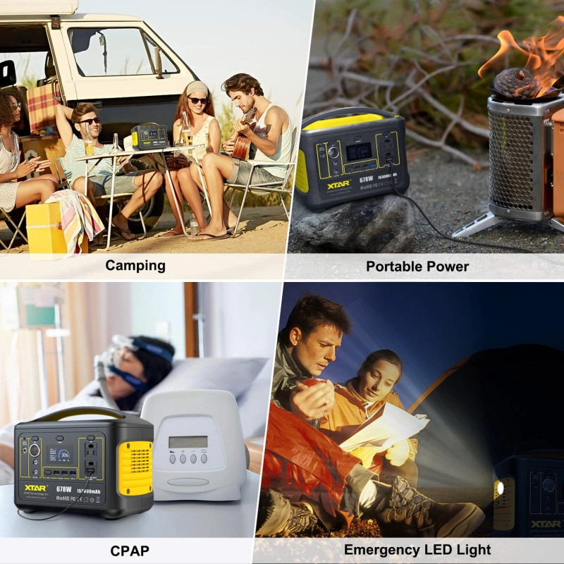 XTAR Outdoor power supply 678W