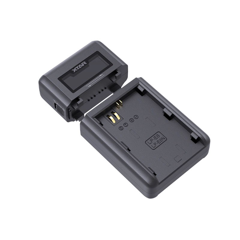 XTAR VN2 2-slot Digital LCD Camera Charger