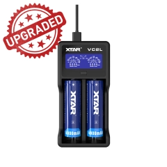 XTAR VC2L Charger - Manually select 2A/1A/0.5A