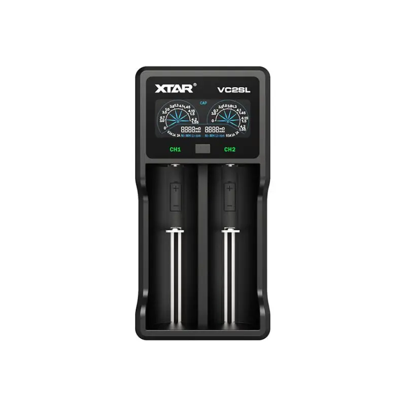 XTAR VC2SL Upgraded USB-C Li-ion/NIMH Battery Charger