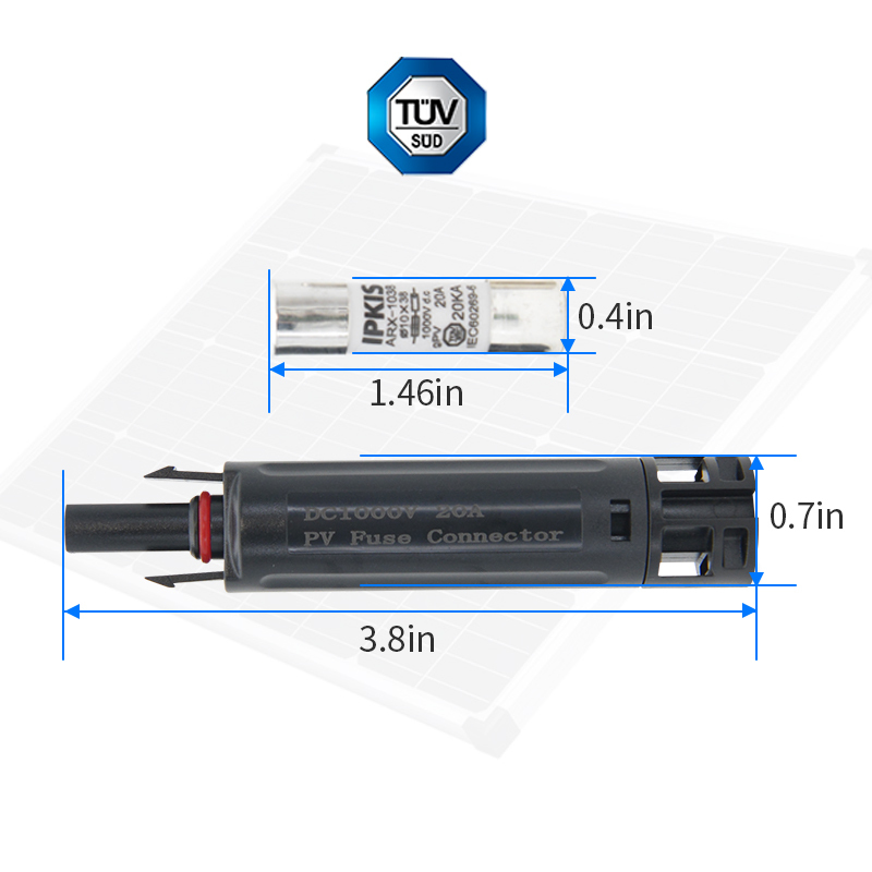 Waterproof Solar Fuse 10A/20A